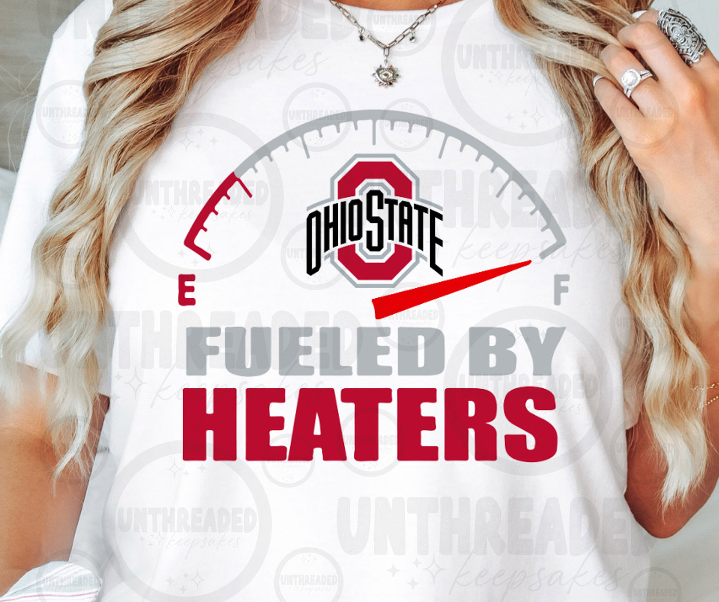 Ohio State Fueled by Haters Graphic T-Shirt | Buckeye Game Day Fan Tee