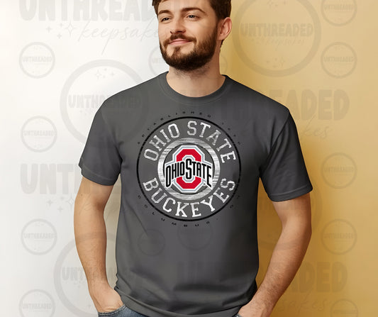 Ohio State Buckeyes Circle Logo T-Shirt – Classic Ohio State Tee