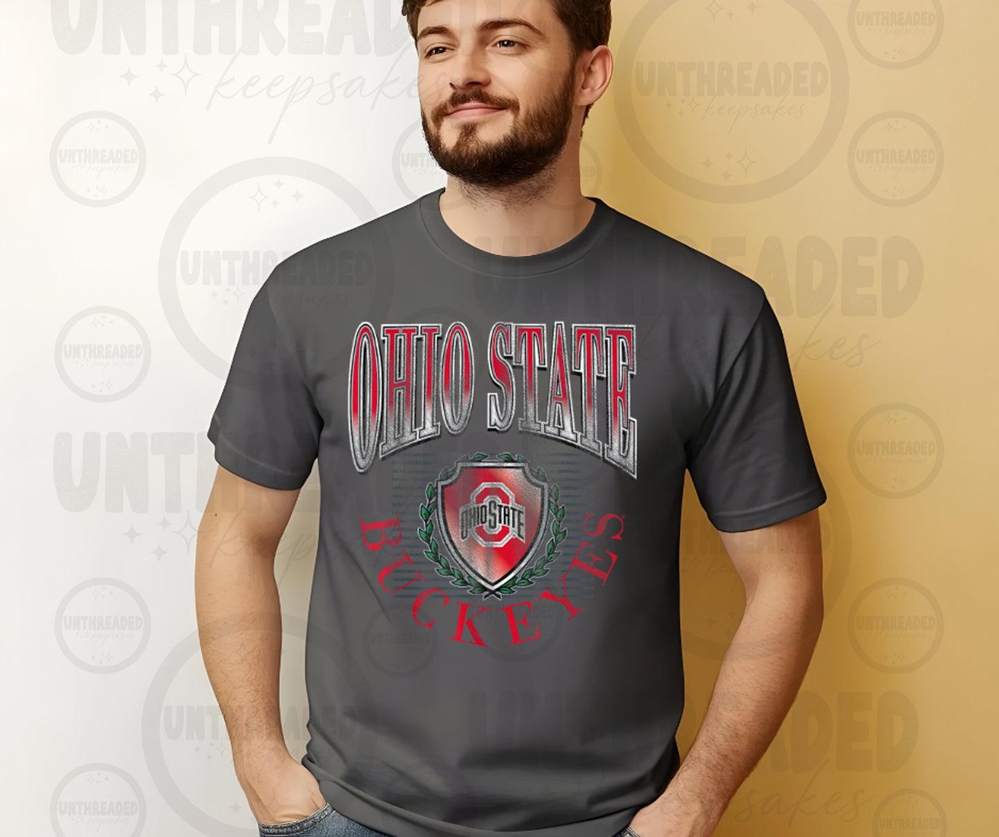 Ohio State Buckeyes Crest Graphic T-Shirt – Collegiate Shield Tee