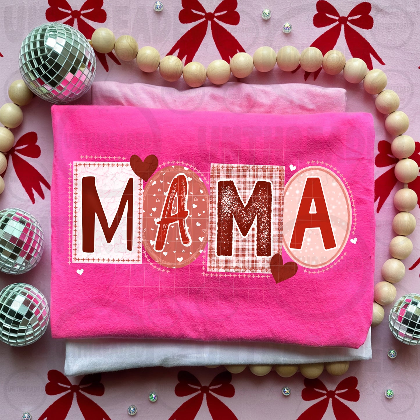 Mama & Mini Valentine Matching Shirt | Heart Design