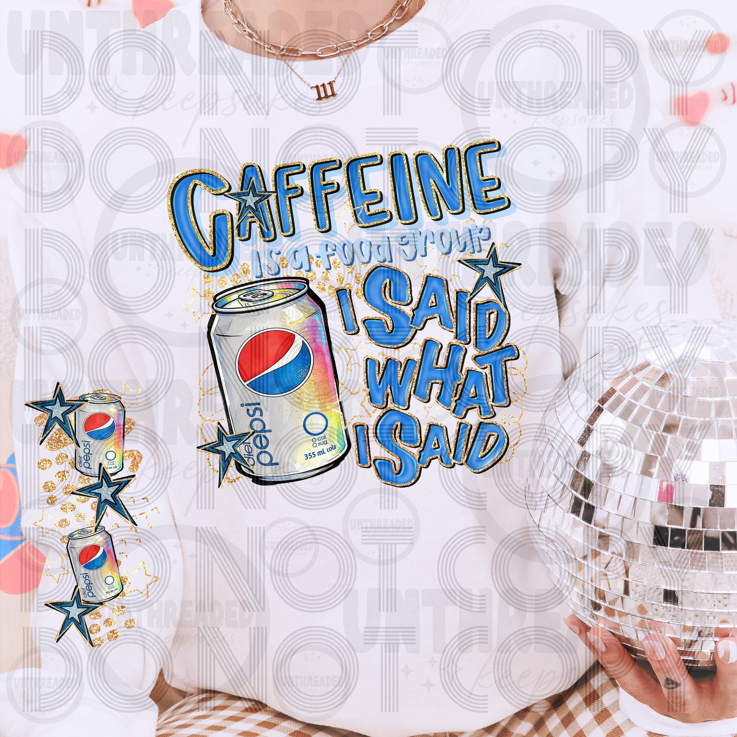 I Said What I Said Caffeine Sweatshirt | Drink Lover PZ
