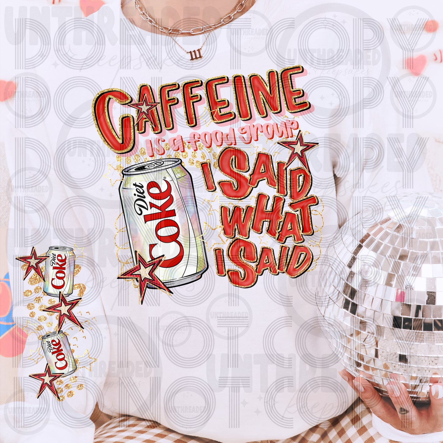 I Said What I Said Caffeine Sweatshirt | Drink Lover DC