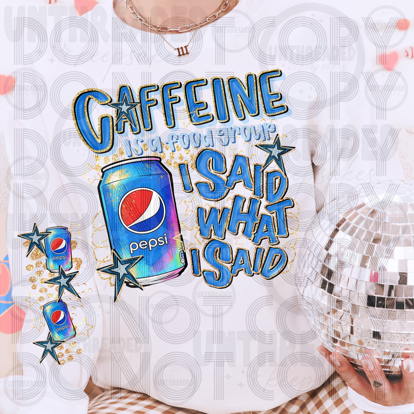 I Said What I Said Caffeine Sweatshirt | Drink Lover Pep