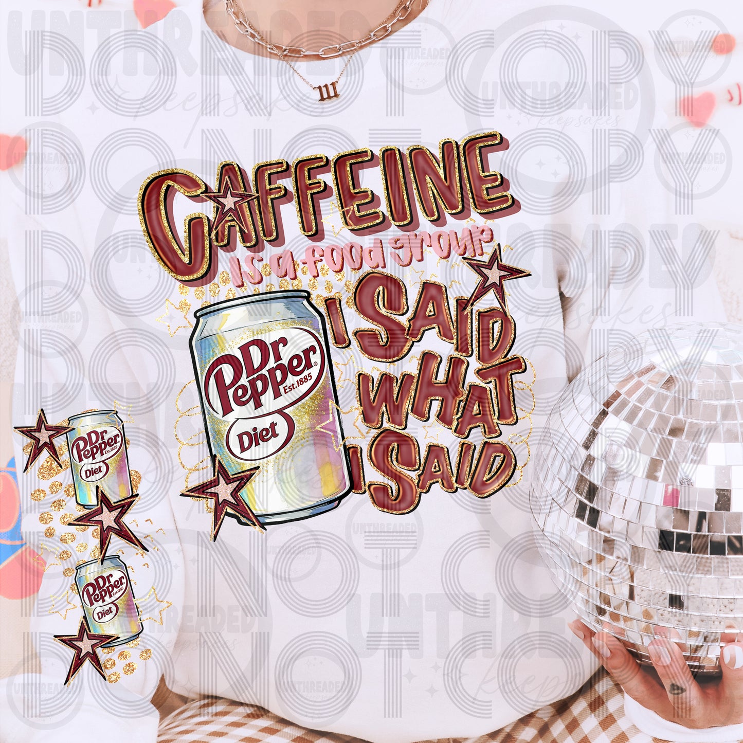 I Said What I Said Caffeine Sweatshirt | Drink Lover DDP