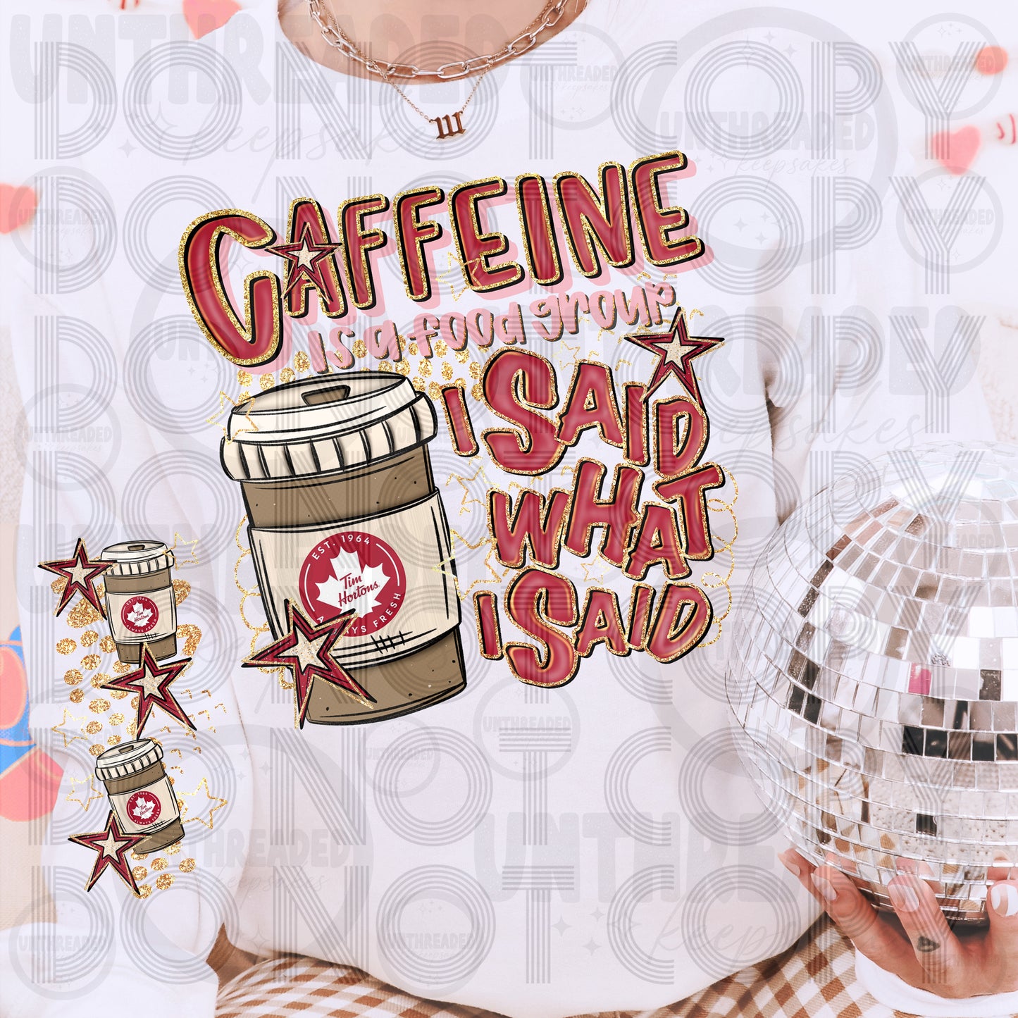 I Said What I Said Caffeine Sweatshirt | Energy Drink Lover TH Hot