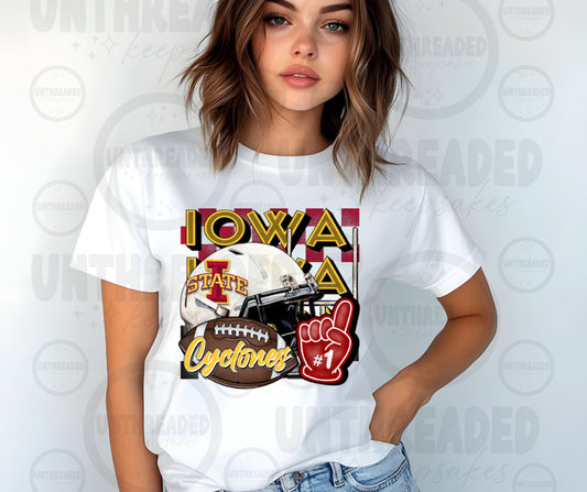 Iowa State Cyclones Football Tee – Game Day College Sports Shirt