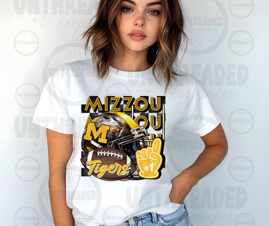 Football Season Graphic T-Shirt | Touchdowns & Team Spirit Tee MT