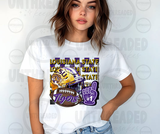 Football Season Graphic T-Shirt | Touchdowns & Team Spirit Tee LST