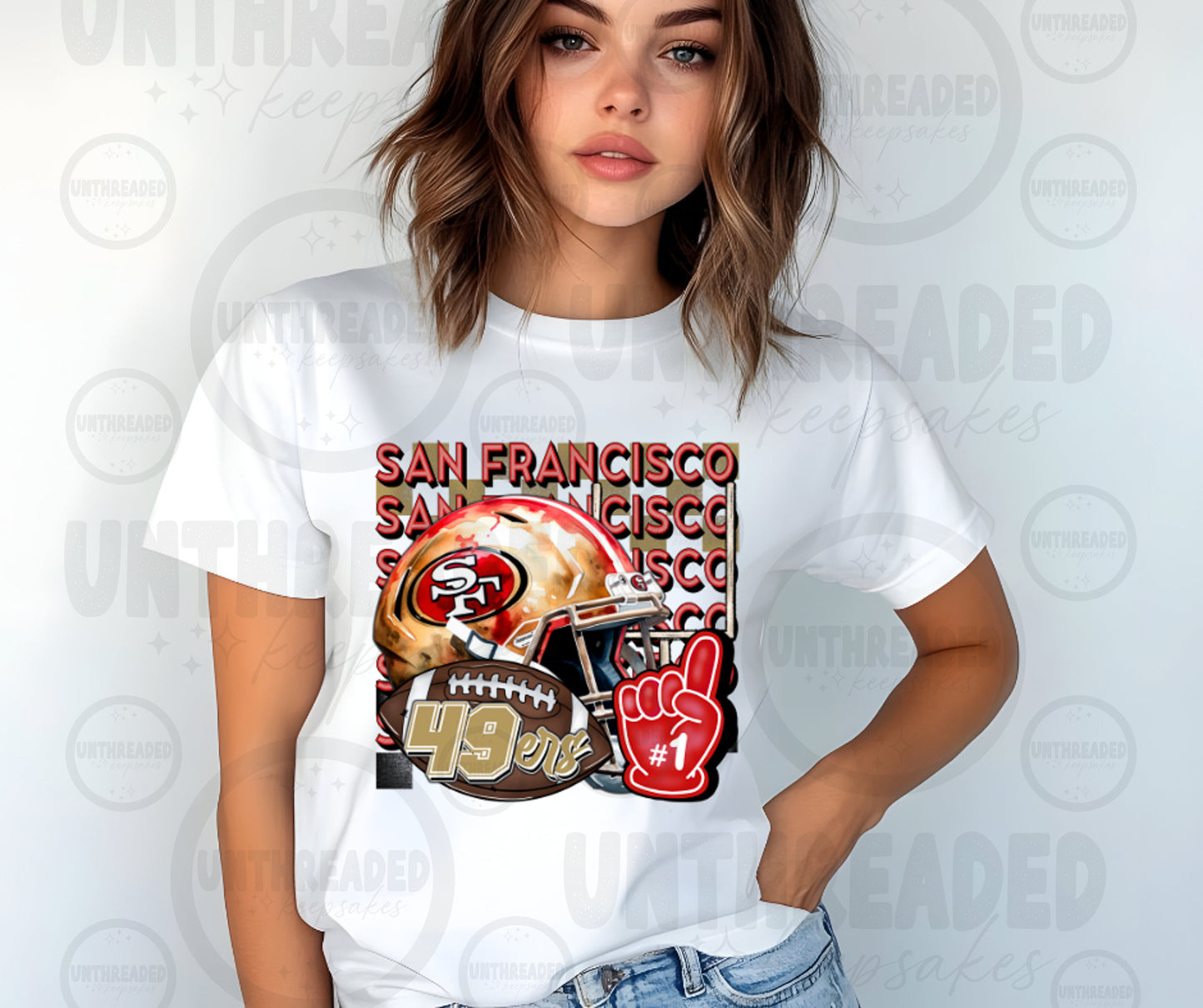 Football Season Graphic T-Shirt | Touchdowns & Team Spirit Tee SF