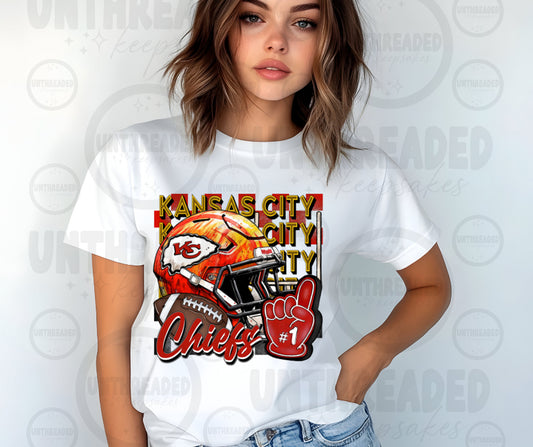 Football Season Graphic T-Shirt | Touchdowns & Team Spirit Tee KCC