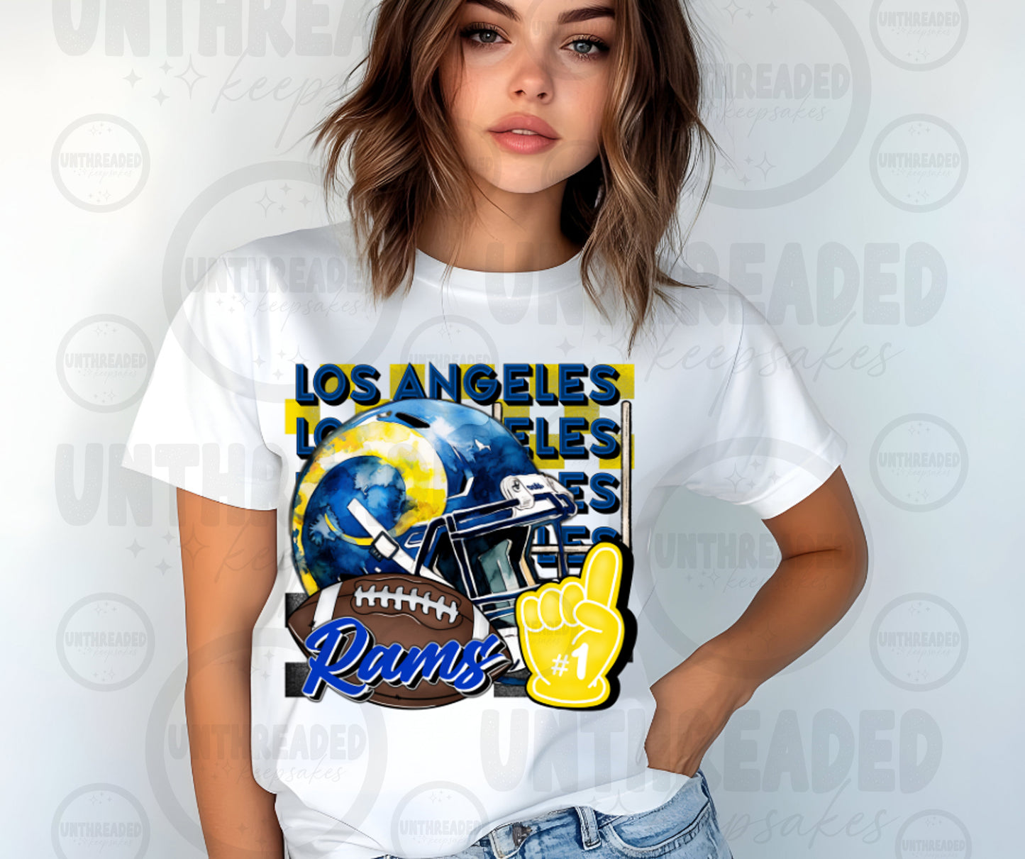Football Season Graphic T-Shirt | Touchdowns & Team Spirit Tee LAR