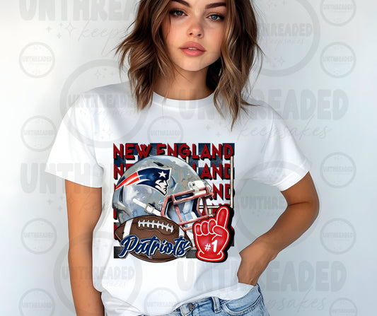 Football Season Graphic T-Shirt | Touchdowns & Team Spirit Tee NEP