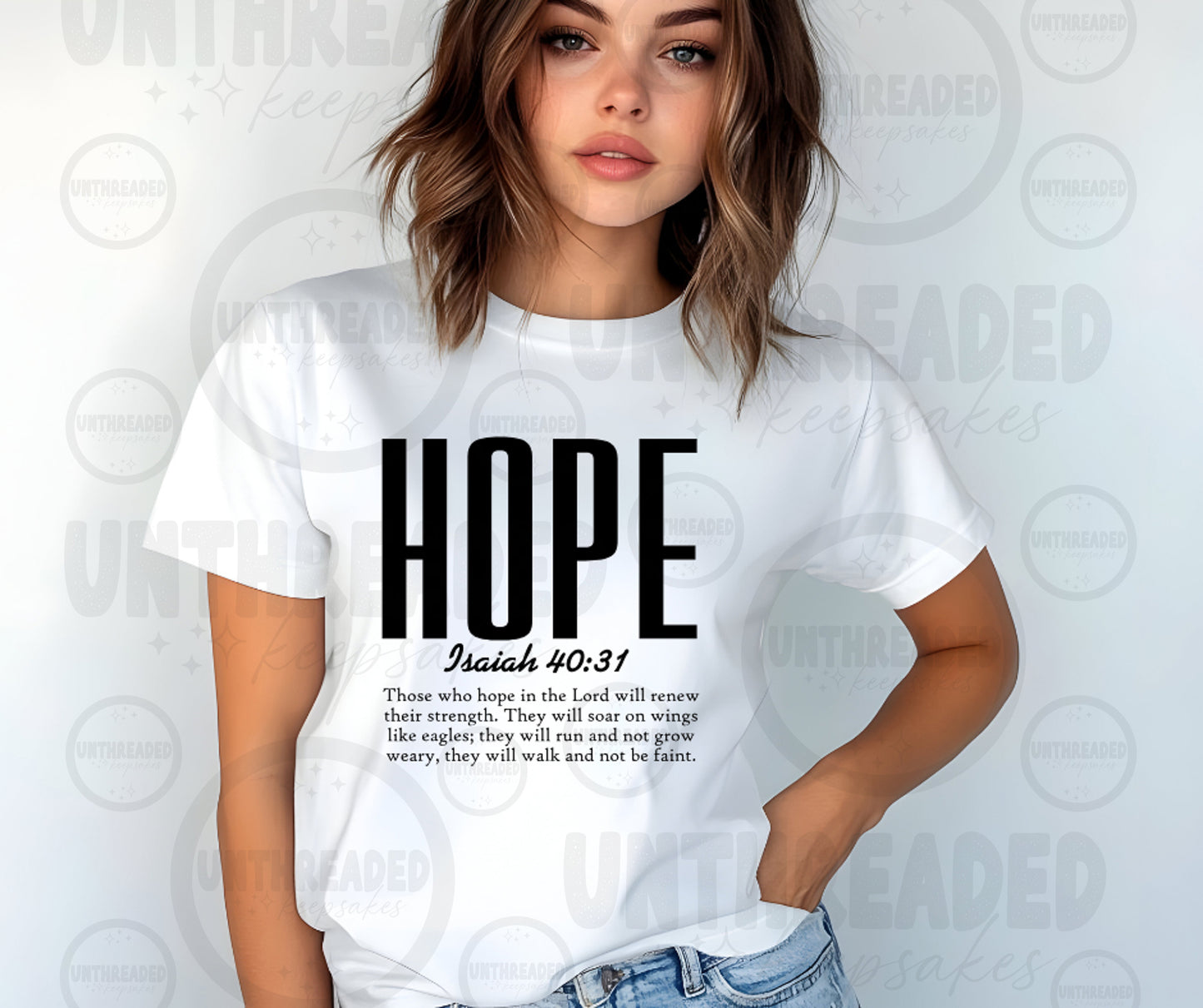 Christian Faith Graphic Tee | Scripture Bible Verse T-Shirt| Hope