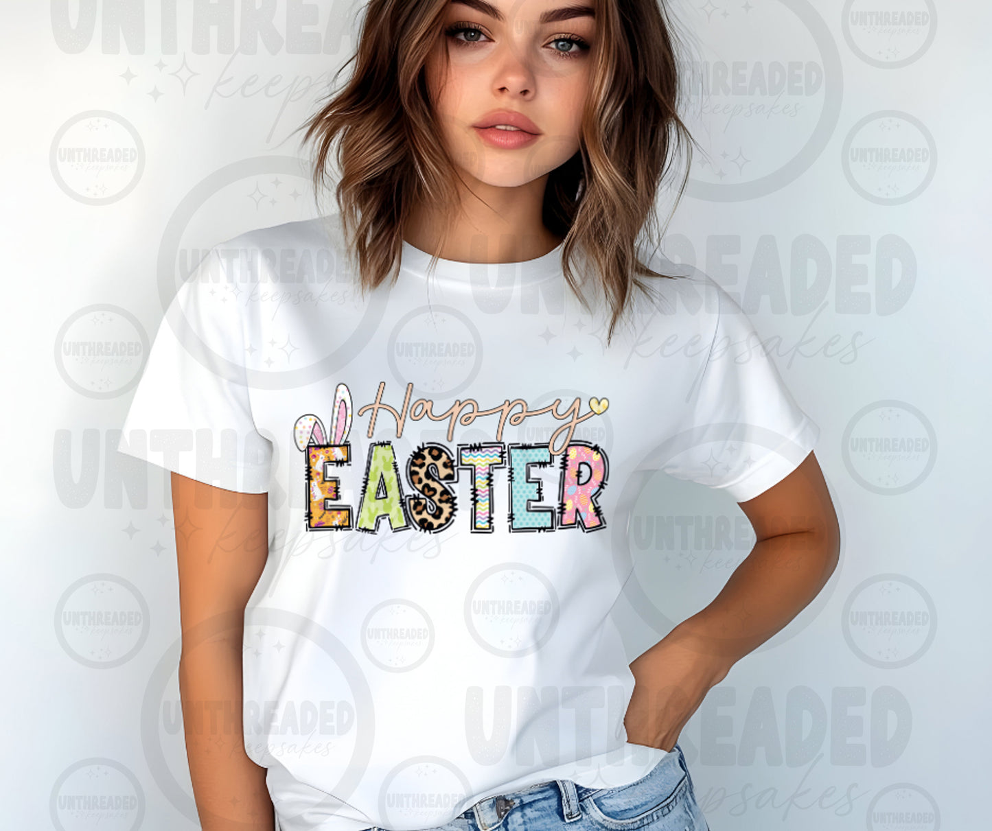 Cute Easter Aesthetic Tee | Happy Easter Graphic Shirt