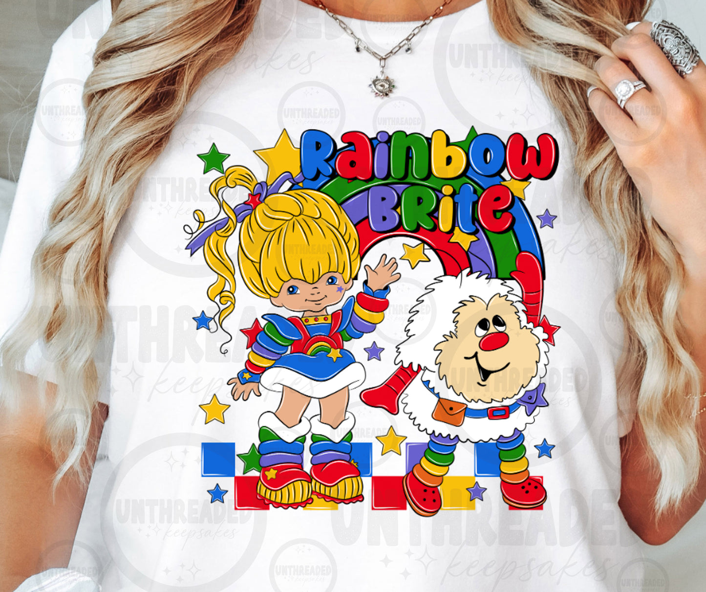 Rainbow Brite Retro Cartoon Graphic Tee | 80s Nostalgia Shirt