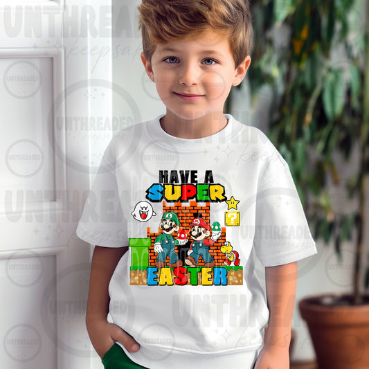 Youth Super Easter Game-Style Shirt
