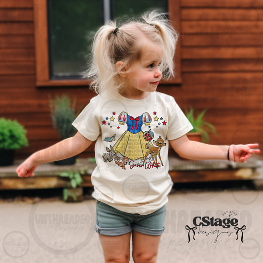 Kids Princess Graphic T Shirt SW
