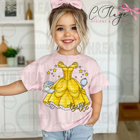 Kids Princess Graphic T Shirt B