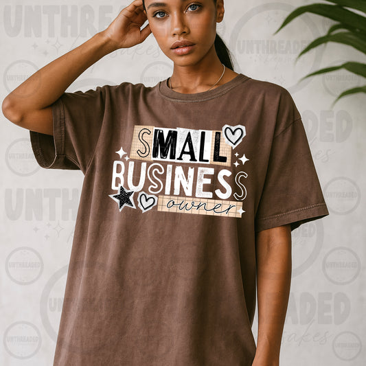 Small Business Owner Graphic T-Shirt | Entrepreneur Tee | Boutique Boss Unisex Shirt | Small Shop Apparel