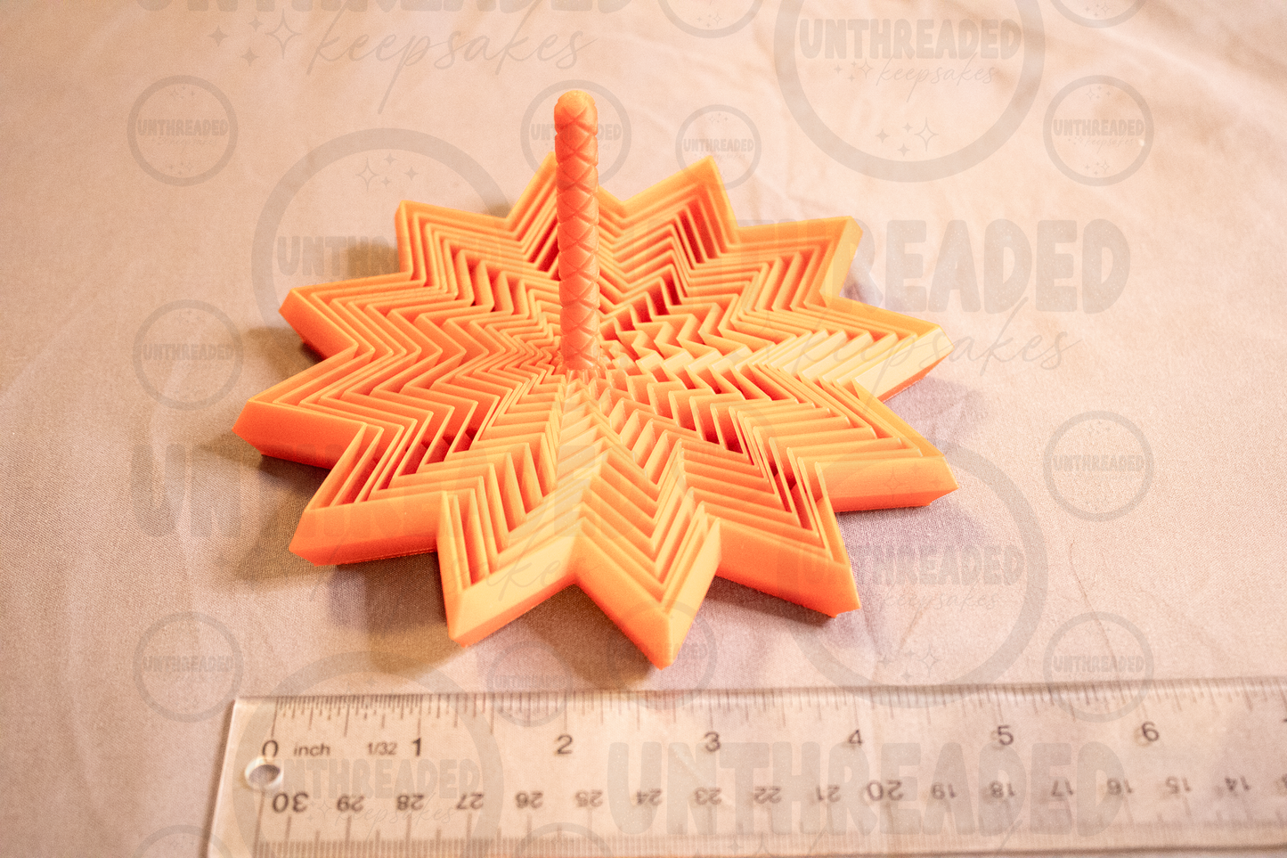 Spiral Star Fidget Toy – 3D Printed Expandable Sensory Toy | Geometric Desk Fidget | Stress Relief Toy | Gift for Kids & Adults