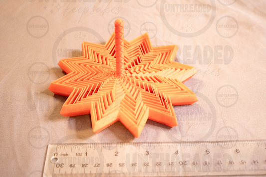 Spiral Star Fidget Toy – 3D Printed Expandable Sensory Toy | Geometric Desk Fidget | Stress Relief Toy | Gift for Kids & Adults