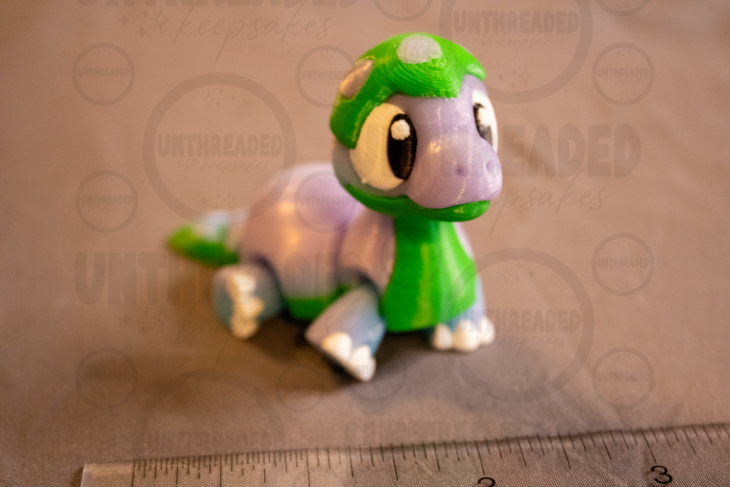 Cute Baby Dinosaur Figurine – 3D Printed Dinosaur | Kawaii Dino Desk Decor | Handmade Collectible | Gift for Dino Lovers