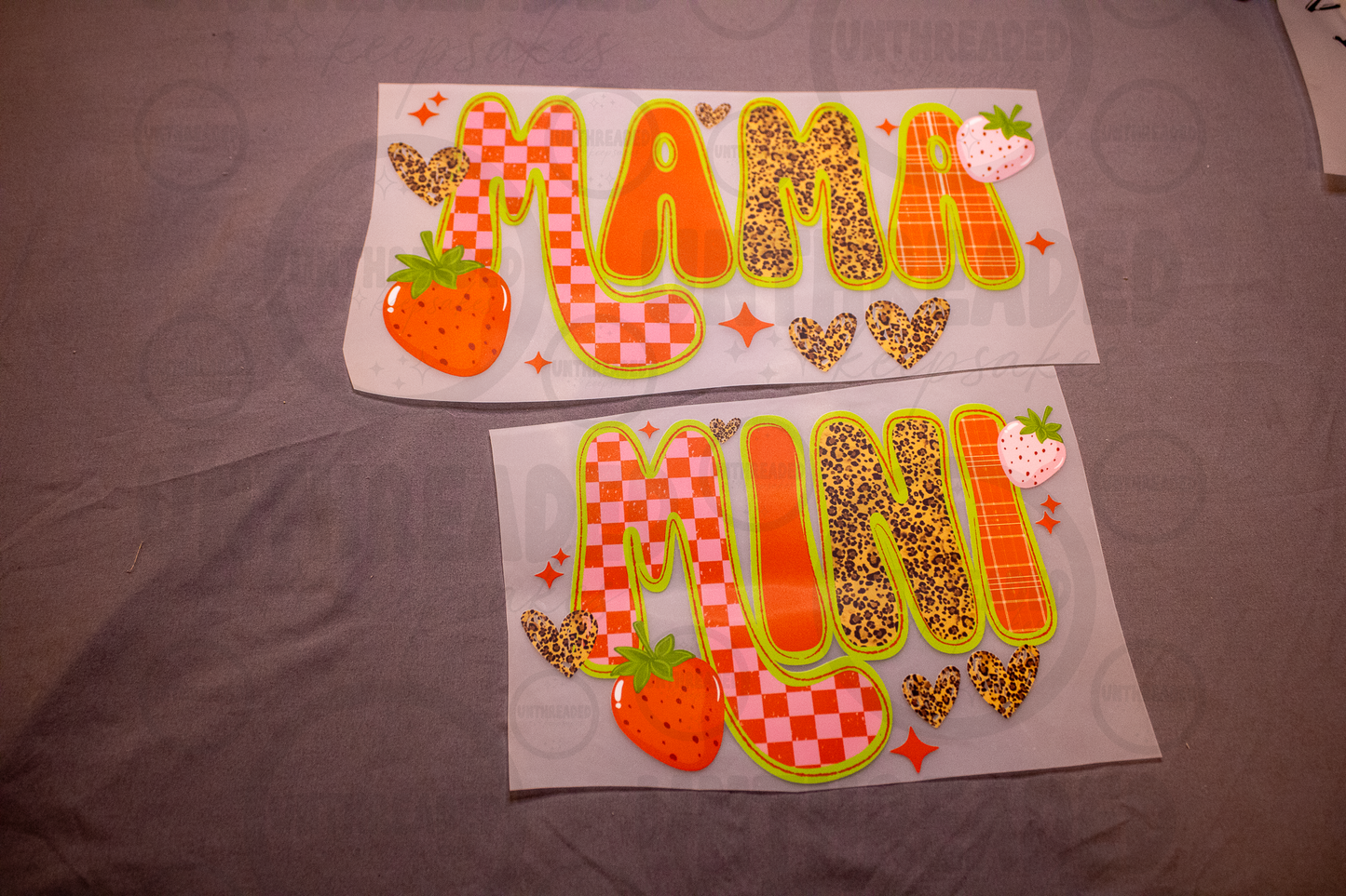 DTF Destash Transfer #6 Ready to Press  Limited Stock MAMA MINI