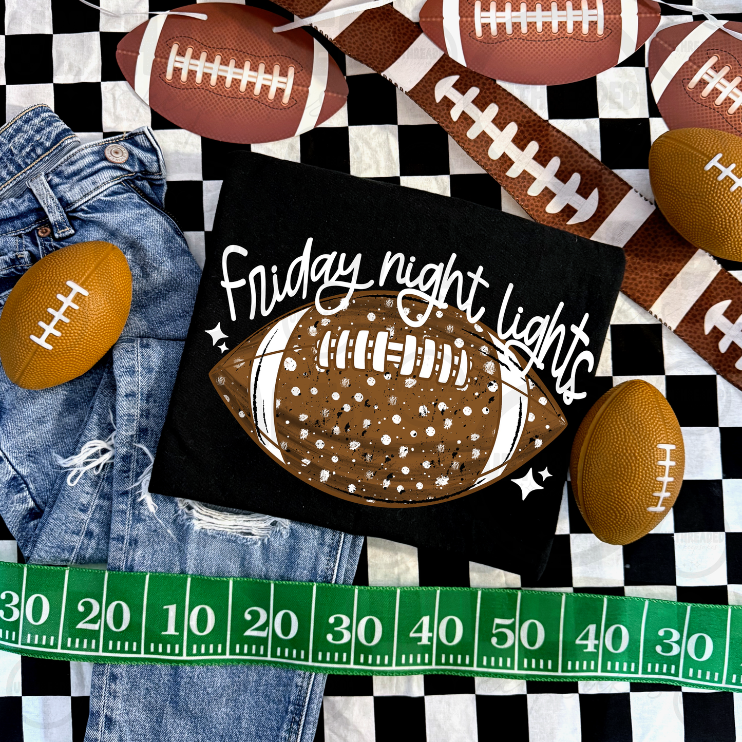 Friday Night Lights Football Graphic T-Shirt