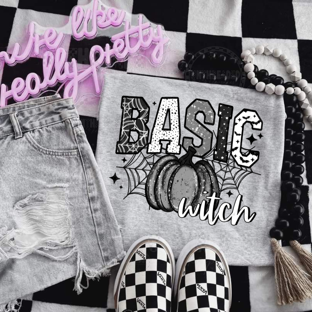 Basic Witch Halloween Graphic Tee & Sweatshirt