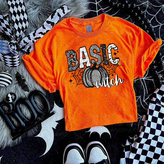 Basic Witch Halloween Graphic Tee & Sweatshirt