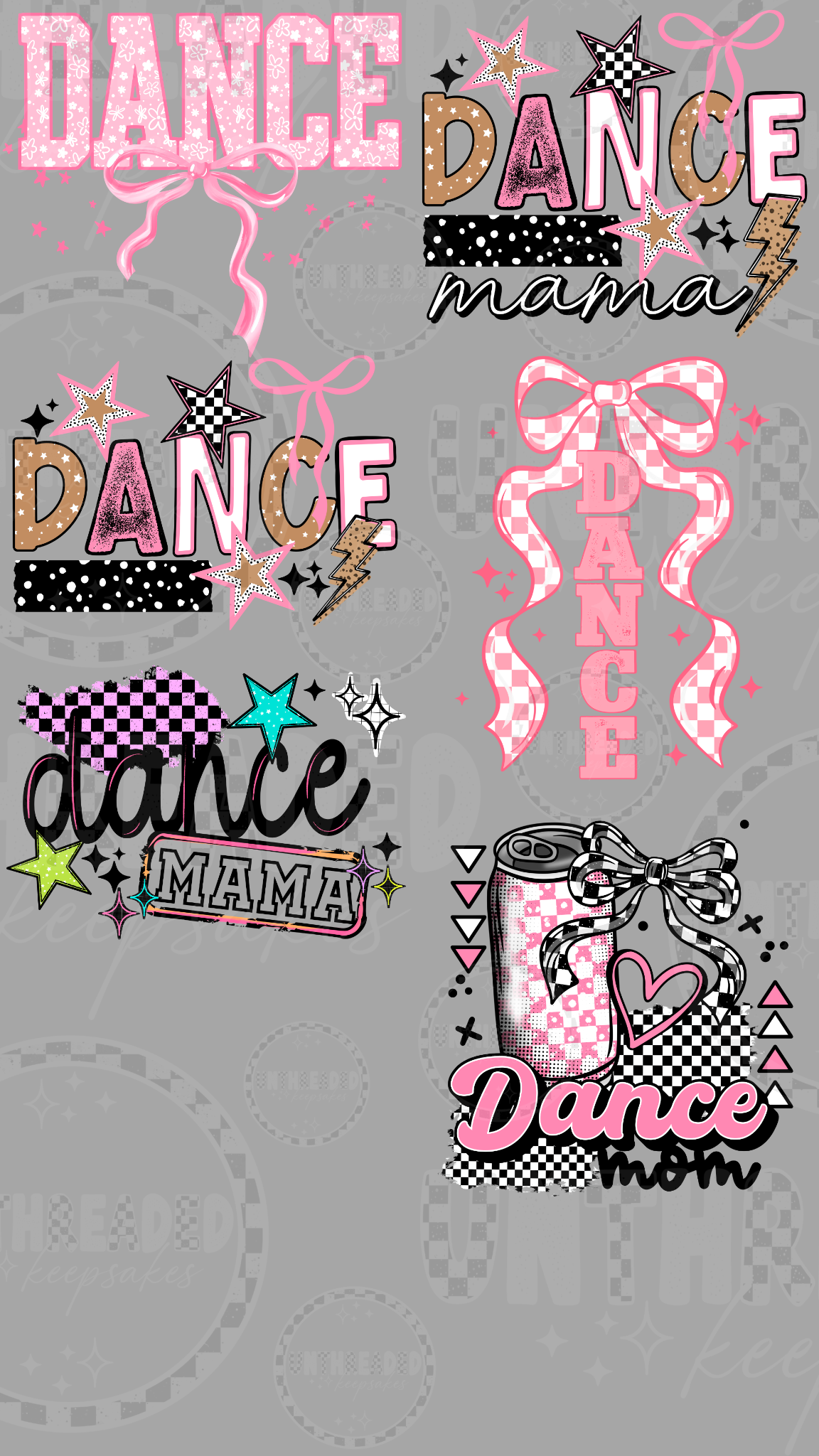 Dance Mama 22 by 34 inch premade DTF gang sheet