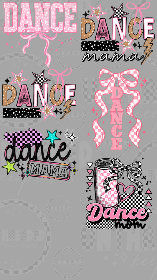 Dance Mama 22 by 34 inch premade DTF gang sheet