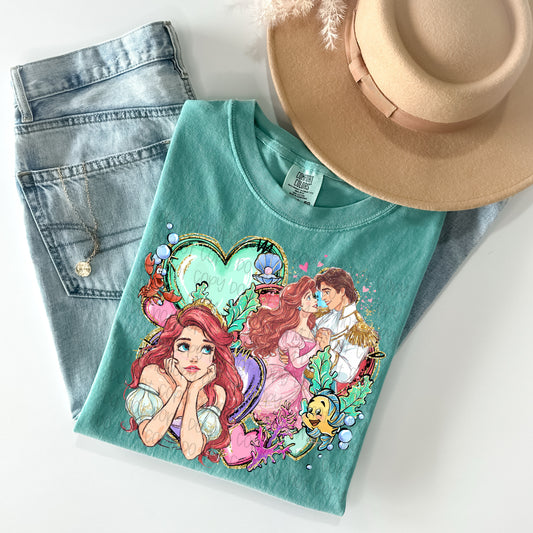 🧜‍♀️ Under the Sea Love Story Cozy Graphic Tee 💖
