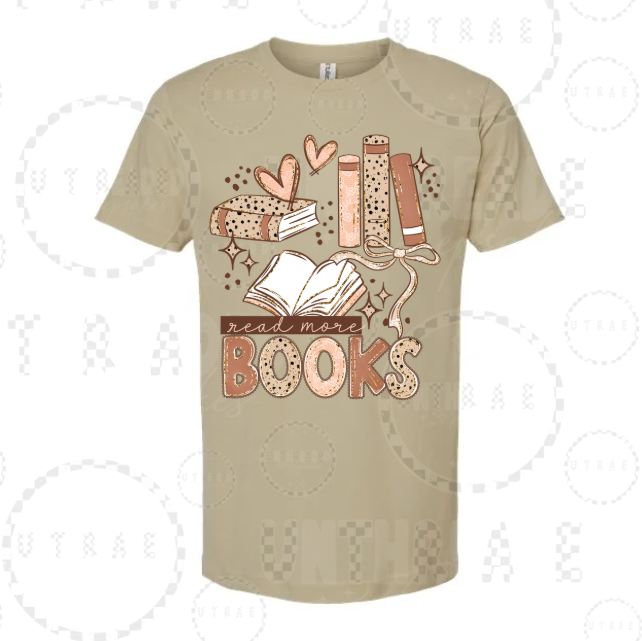 Read More Books graphic T-shirt - size Medium