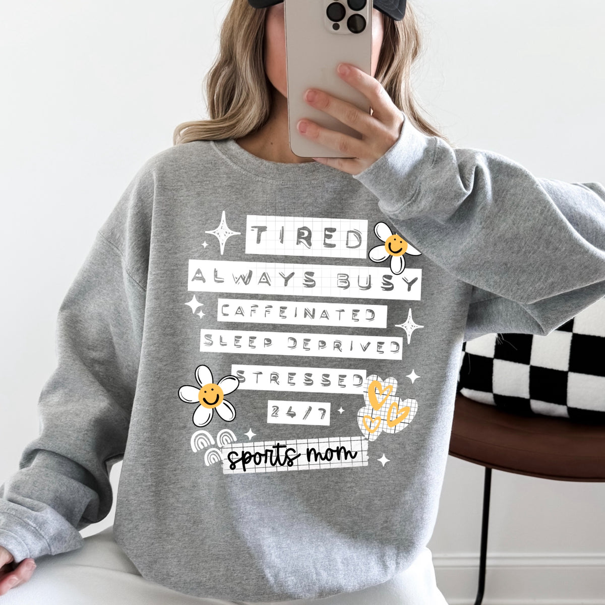 Sports Mom crewneck sweatshirt