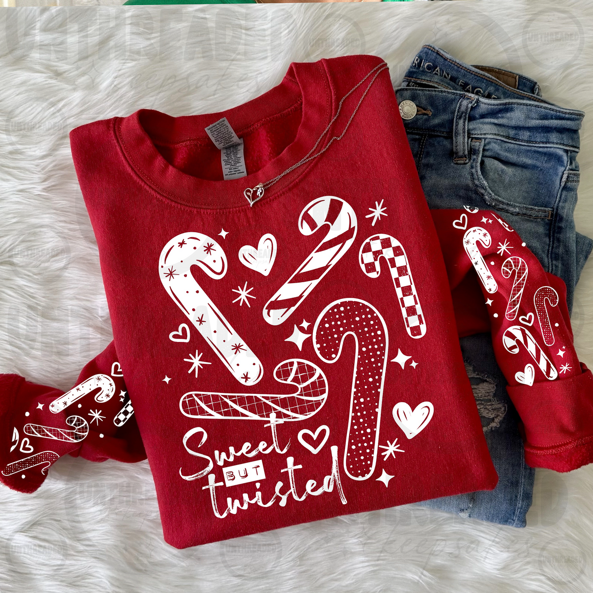 Sweet But Twisted candy cane Christmas shirt