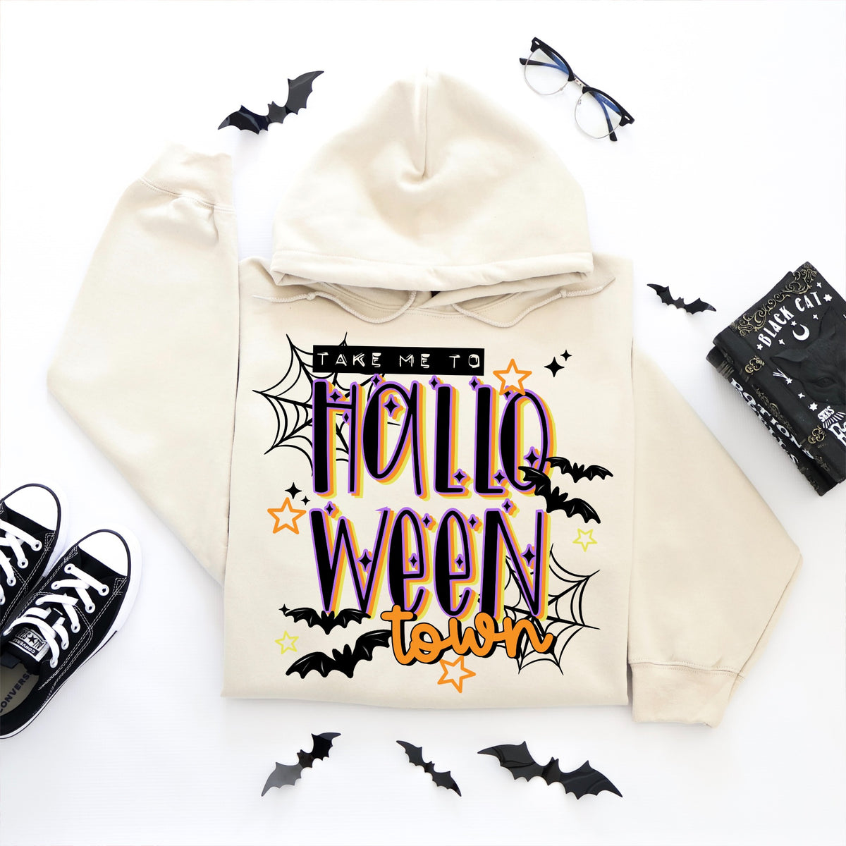 Take Me to Halloweentown Halloween graphic hoodie