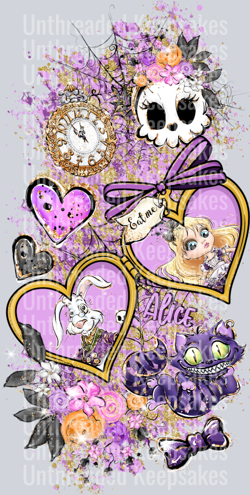 Alice Sleeve   DTF Transfer
