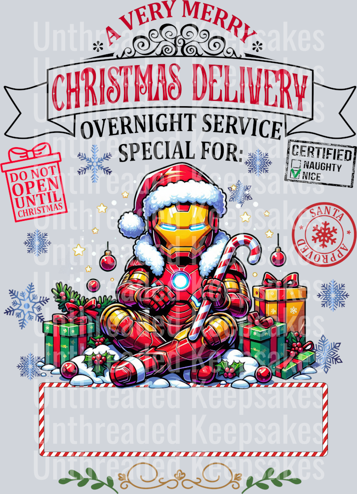 Iron man Tote Bag DTF Transfer