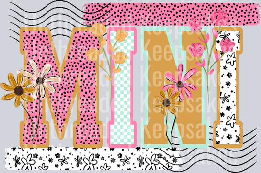 Mini_Washi_Tape_And_Florals DTF Transfer