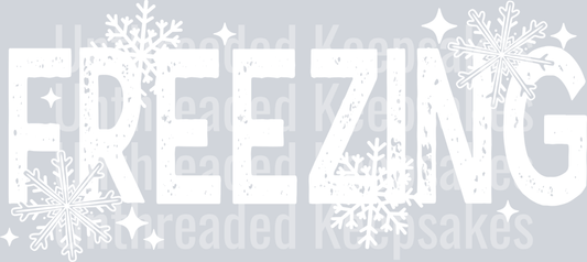 Freezing_Long_Single_Color_WhiteDTF Transfer