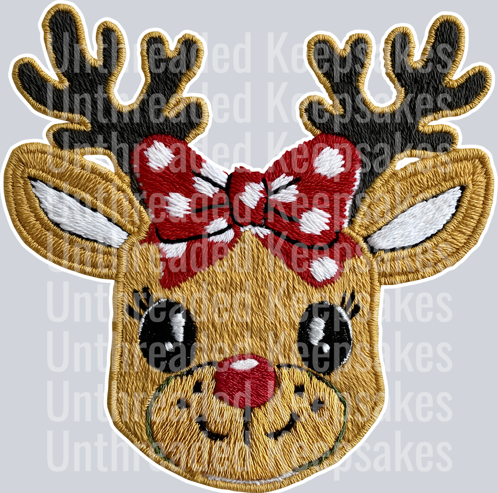 Reindeer DTF Transfer 3