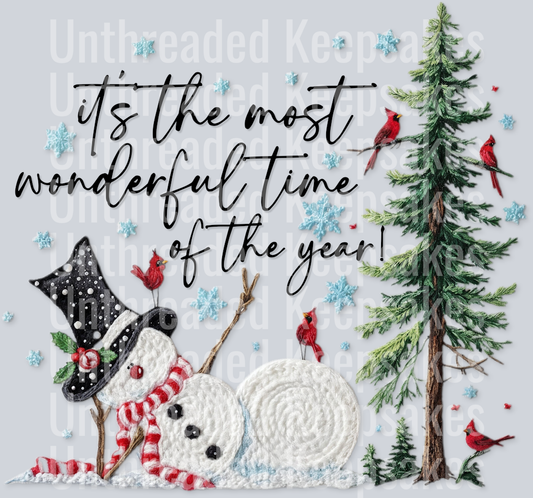 The most wonderful time of the year DTF Transfer