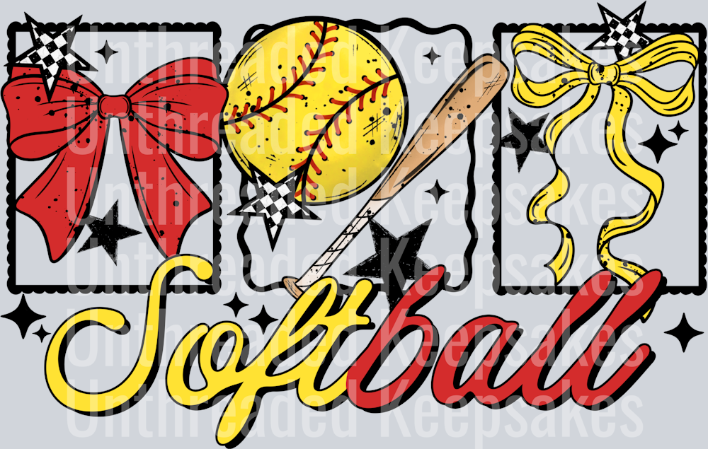 Softball_FramesDTF Transfer