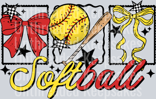 Softball_FramesDTF Transfer