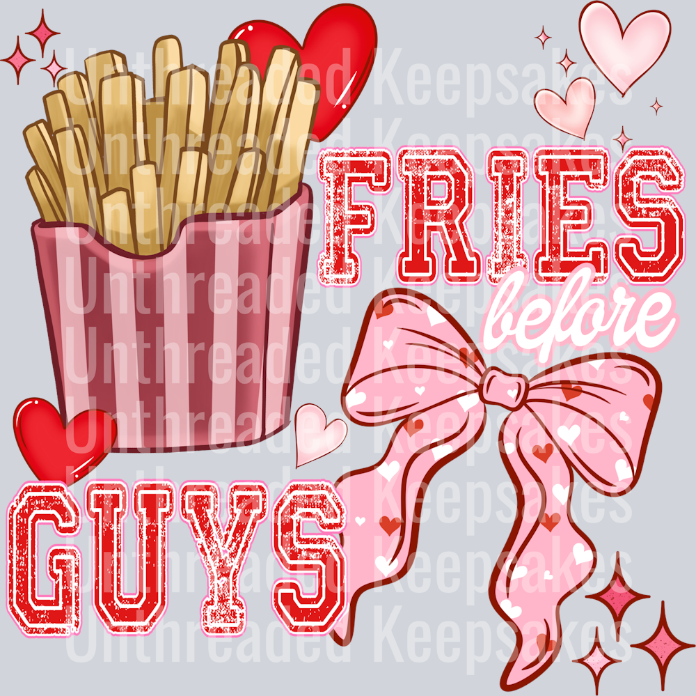 Fries before guys  DTF Transfer