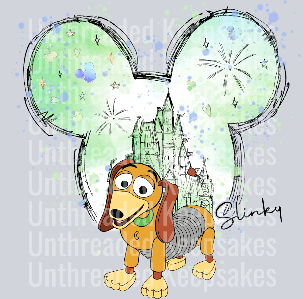 Slinky  DTF Transfer