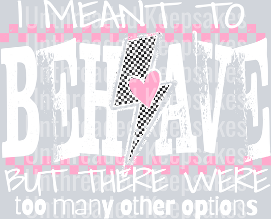 Behave2-DTF Transfer