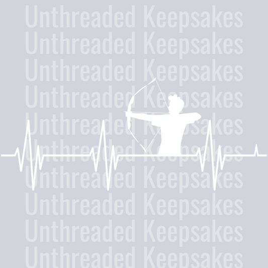 White Hunting DTF Transfer