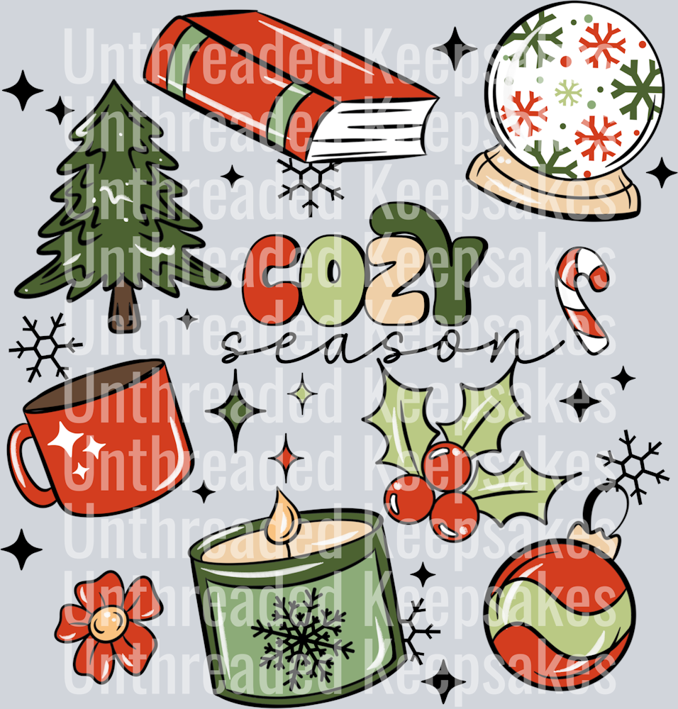 Cozy_Season_CollageDTF Transfer